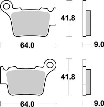 Moto-master Nitro Brake Pads Sintered Metal - Front & Rear