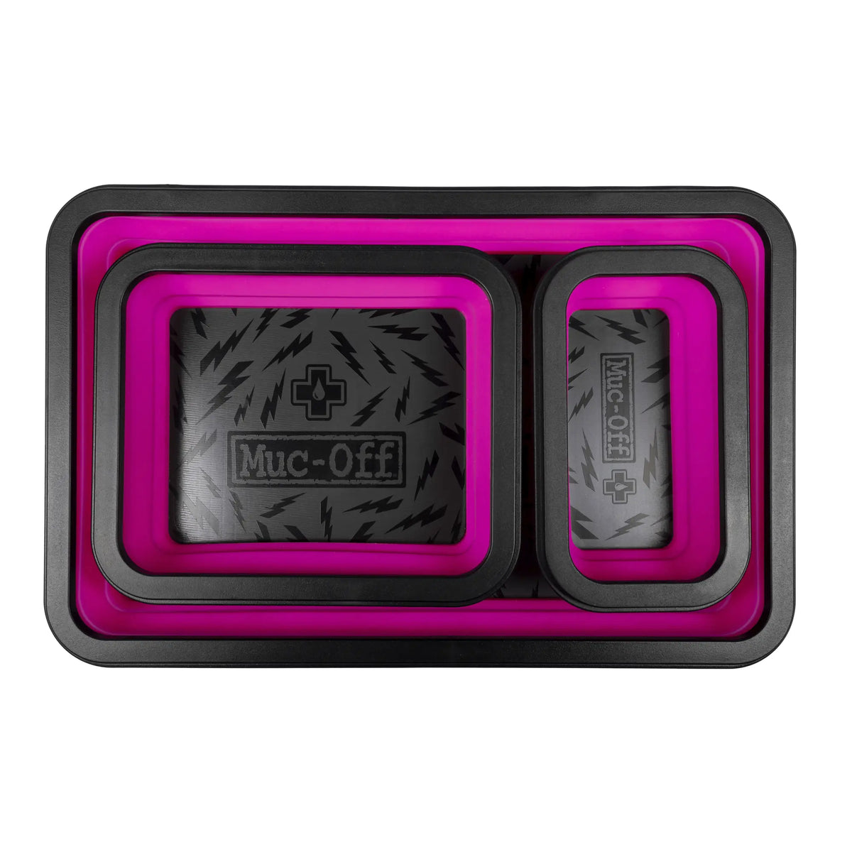 Muc-Off Collapsible Magnetic Silicone Organizer Trays Triple Pack