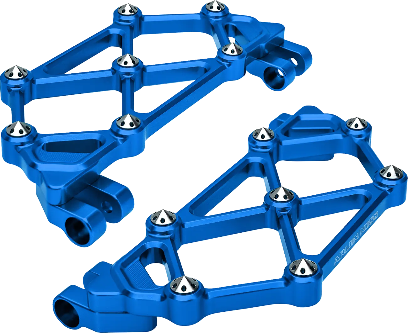 Arlen Ness Mini Diamond Floorboards - Blue