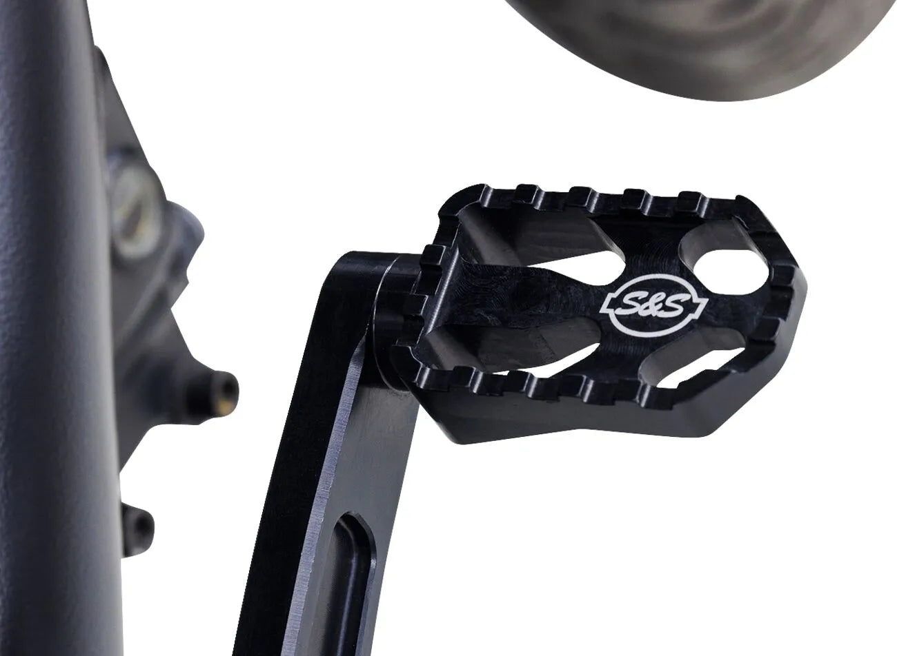 S&s Cycle Mid Mount Brake Pedal - Black Anodized