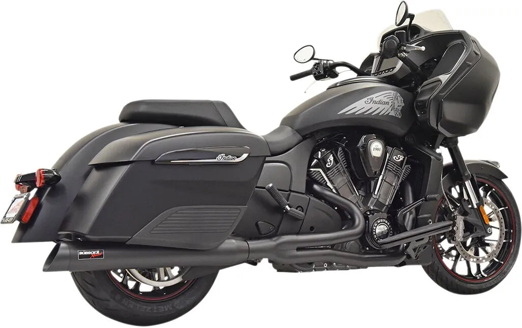 Bassani Xhaust Road Rage 2:1 Schwarzes Komplettauspuffsystem