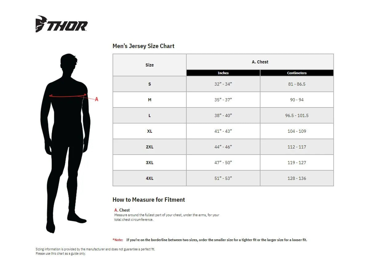 Thor Launchmode Zone Jersey - Black/Sand/Light Gray/Turquoise