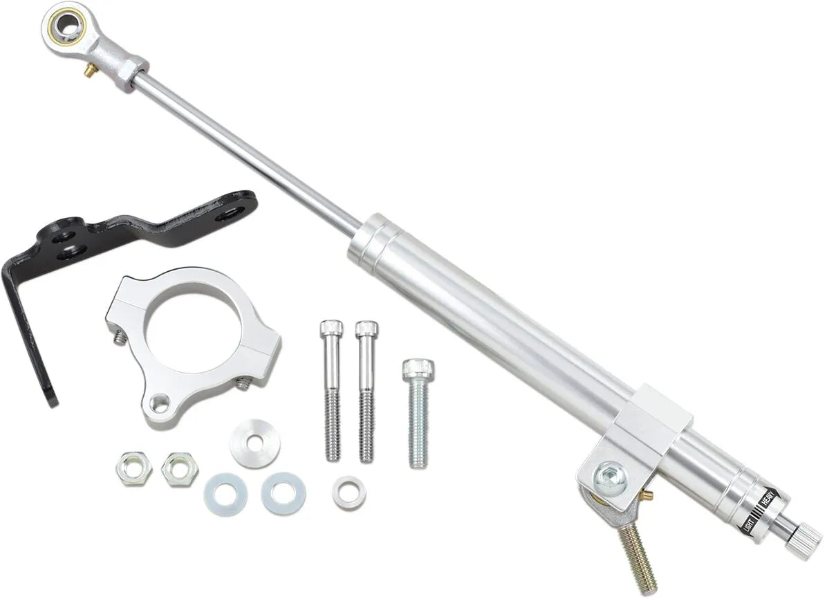 Drag Specialties Steering Damper Kit Chrome/satin