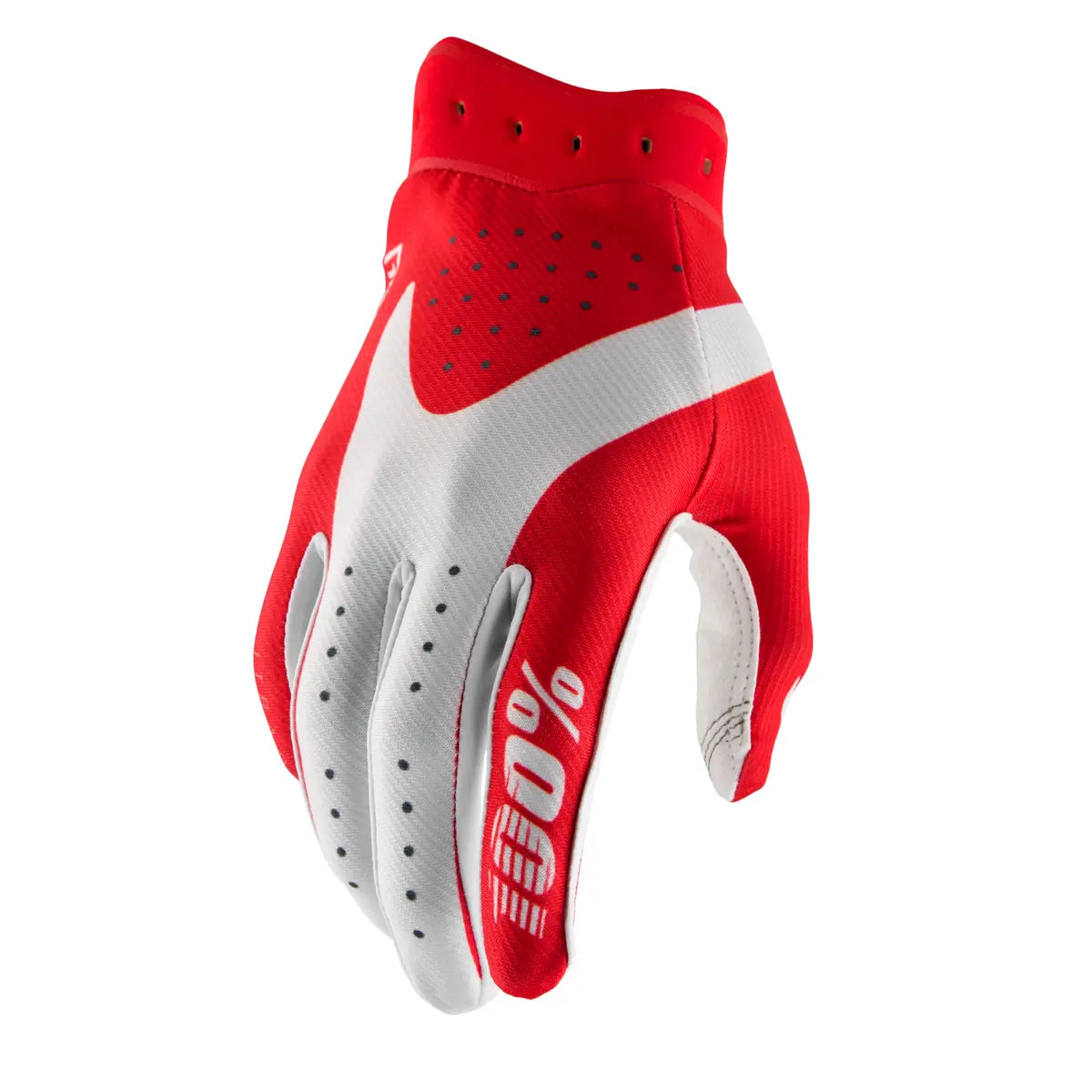100% Itrack Gloves - Red/White