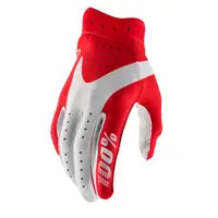 100% Itrack Gloves - Red/White