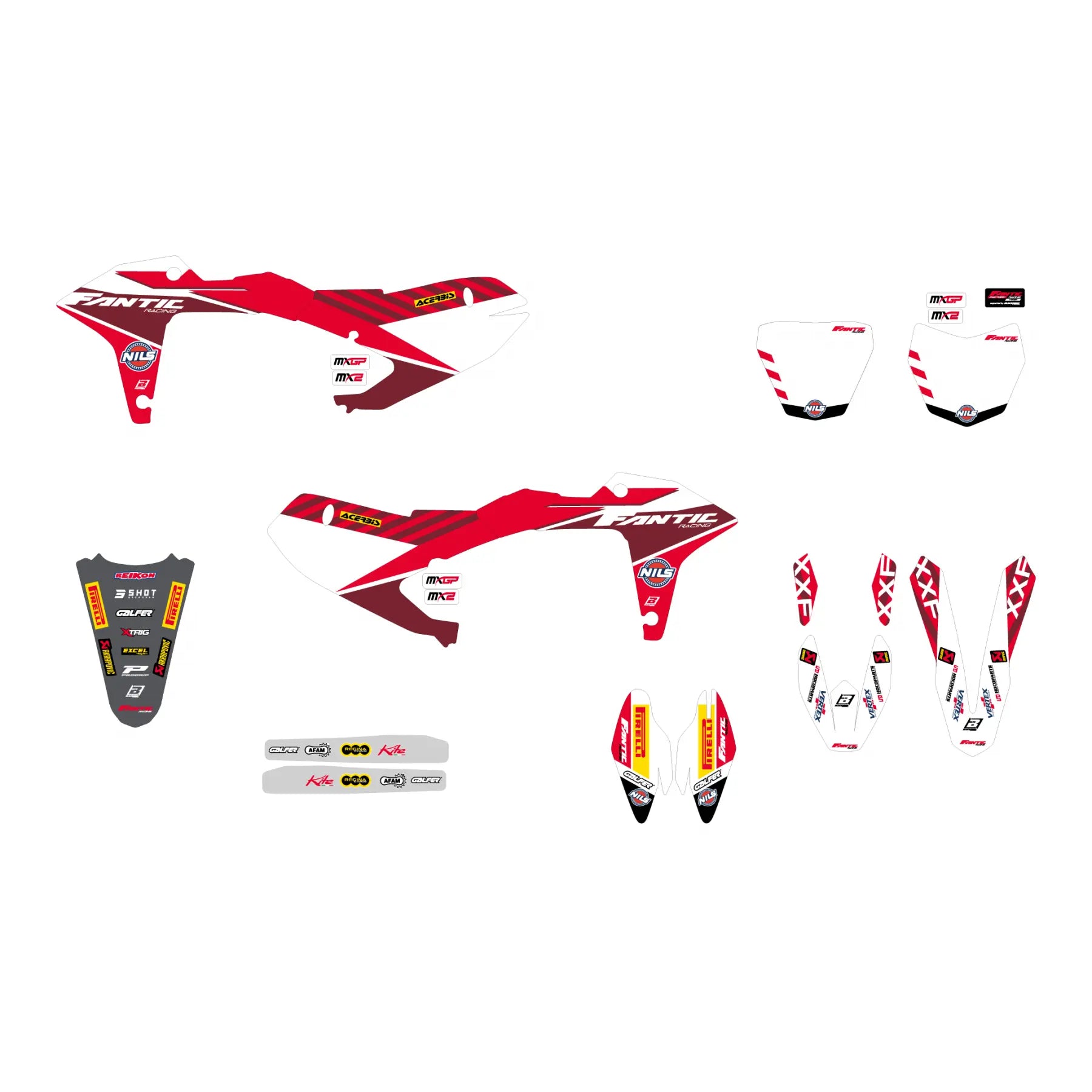 Blackbird Racing Factory Grafik Sticker Kit