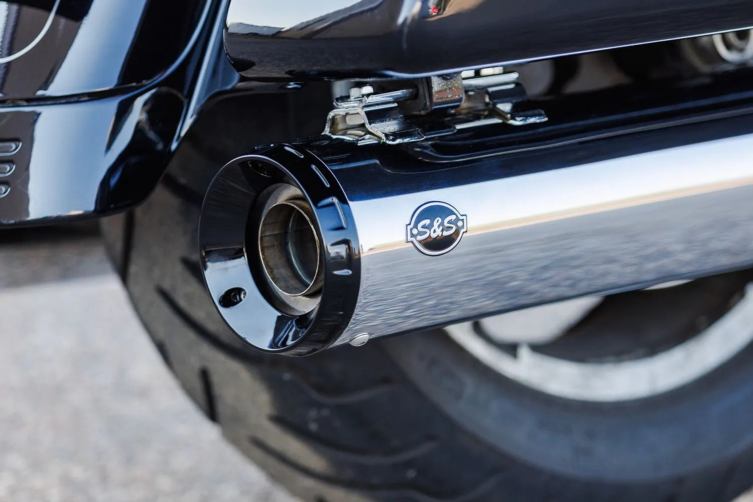 S&S Cycle GNX Slip-On Schalldämpfer für Harley Davidson