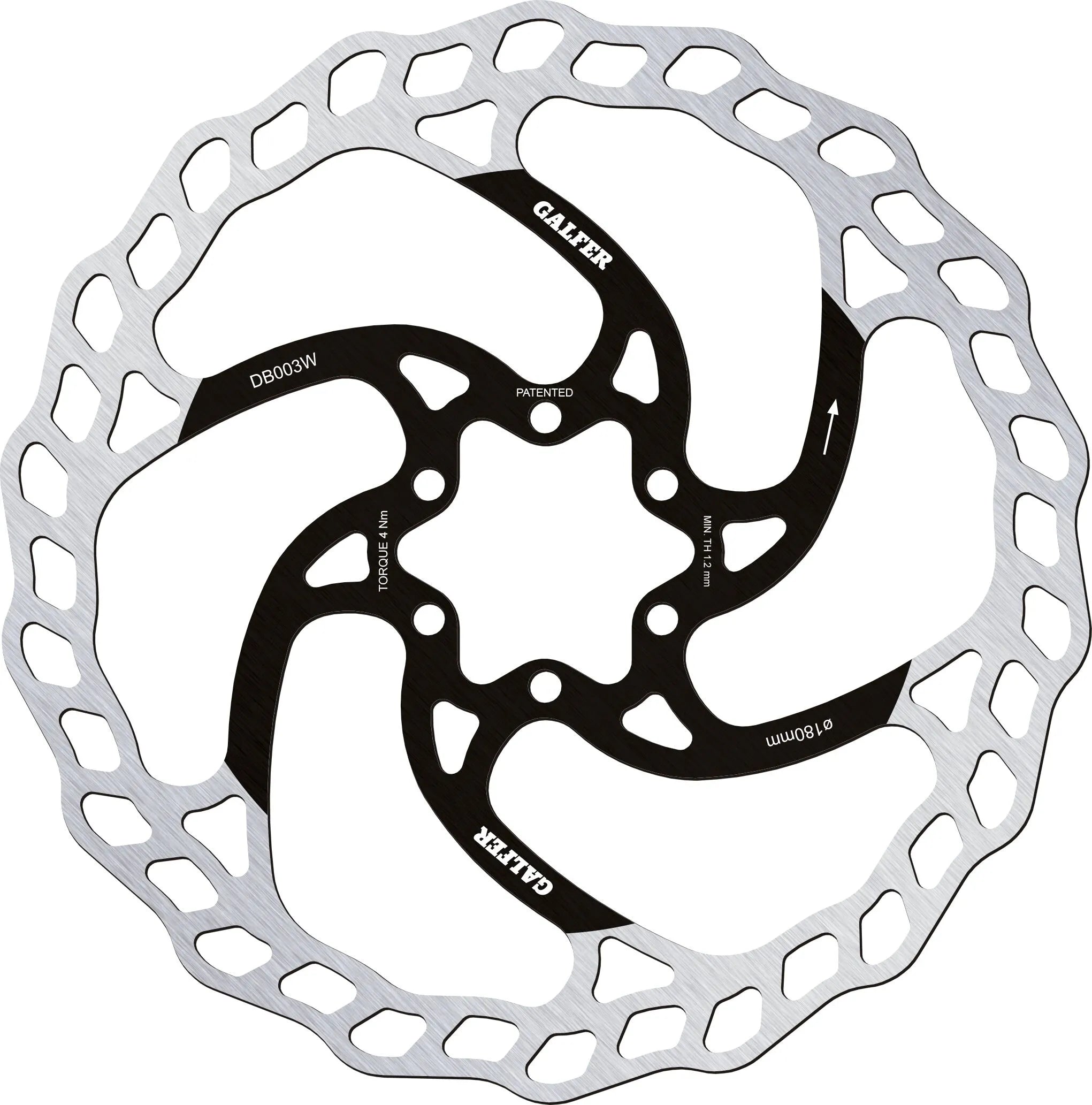 Galfer Wave Fixed Disc Rotor for AVID JUICY 5