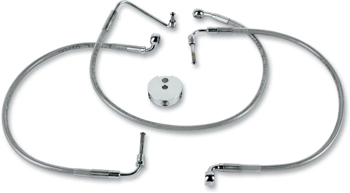 Drag Specialties Edelstahl Bremsleitungssatz Vorne