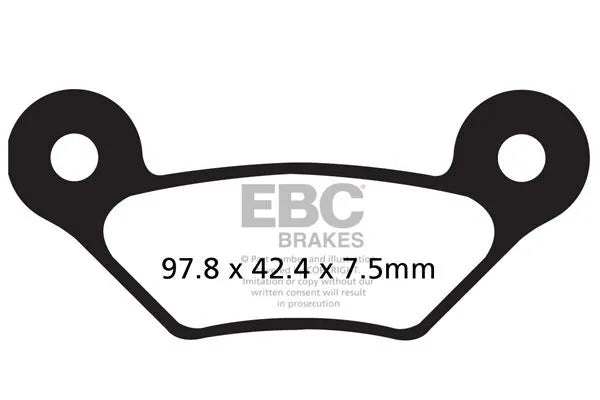 Ebc R Series Sinter Bremsbeläge Für Offroad-Atvs - Vorne & Hinten