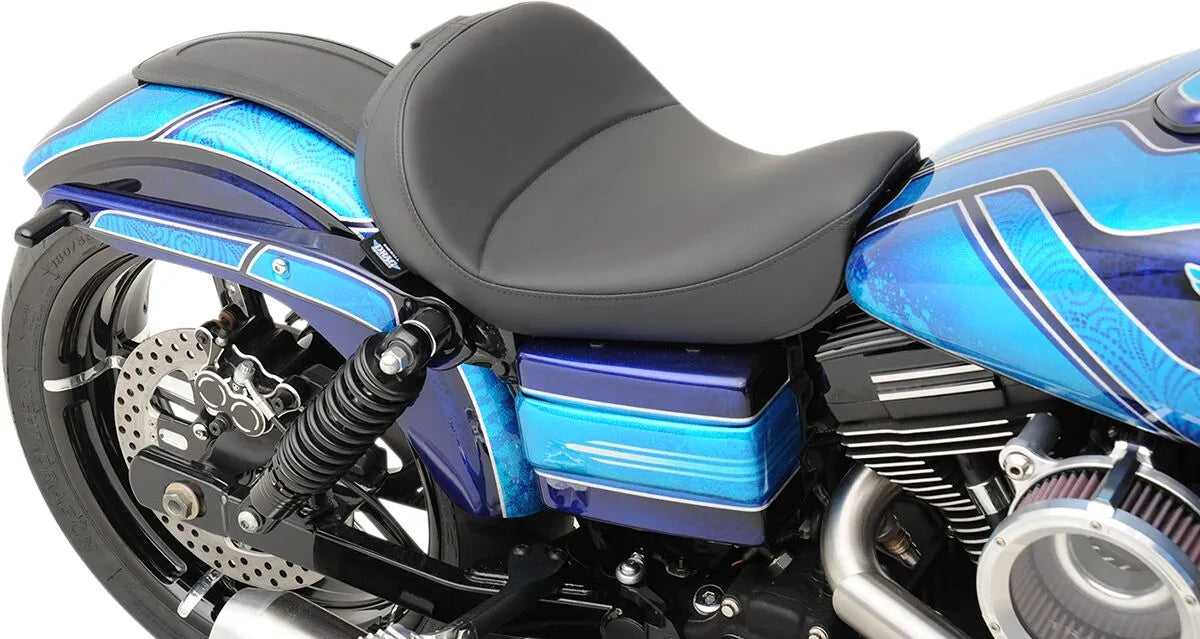 Drag Specialties Solo Seat - Double Diamond - Black - 0803-0555