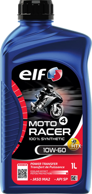 ELF Moto 4 Racer 10W-60 Synthetic 4-Stroke Engine Oil 1L