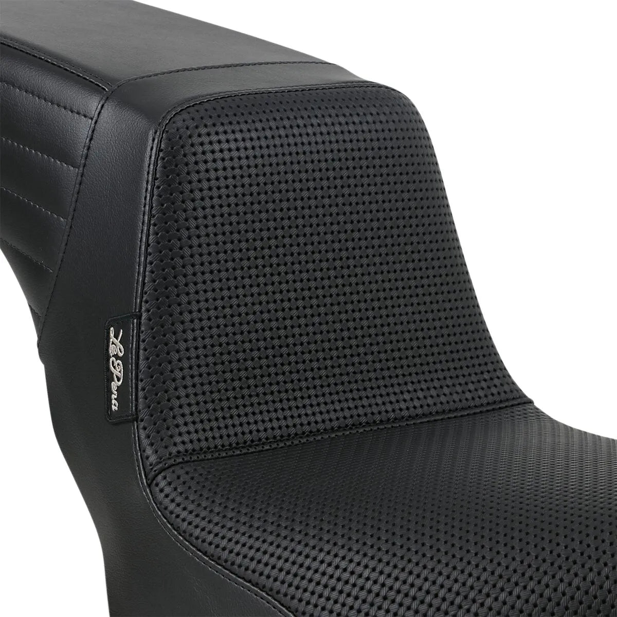 Le Pera Kickflip Seat - Black Vinyl - For Harley Davidson