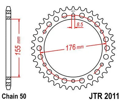 Jt Sprockets Steel Rear Sprocket 530-46t