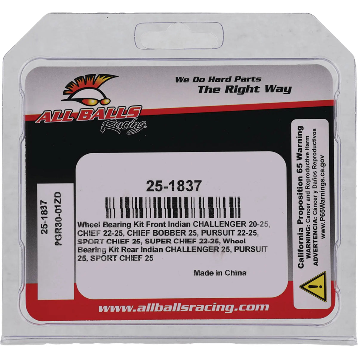 All Balls Wheel Bearing Kit for Indian