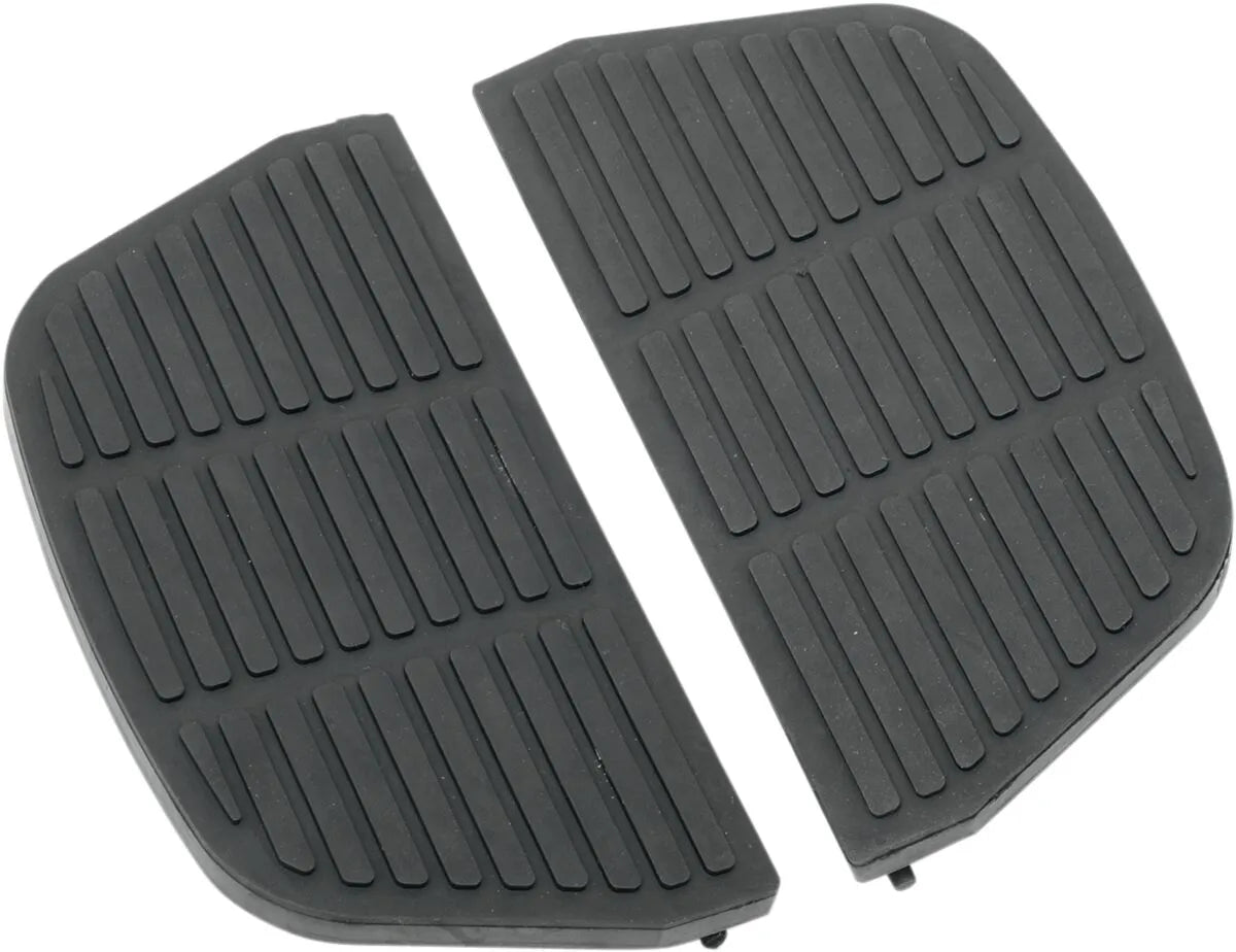 Drag Specialties Passenger Floorboards - Black Rubber Inserts