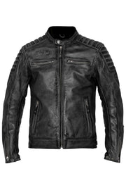 John Doe Storm Leather Jacket For Men - Black
