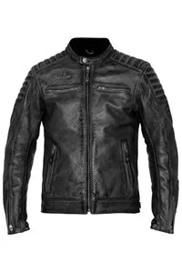 John Doe Storm Leather Jacket For Men - Black