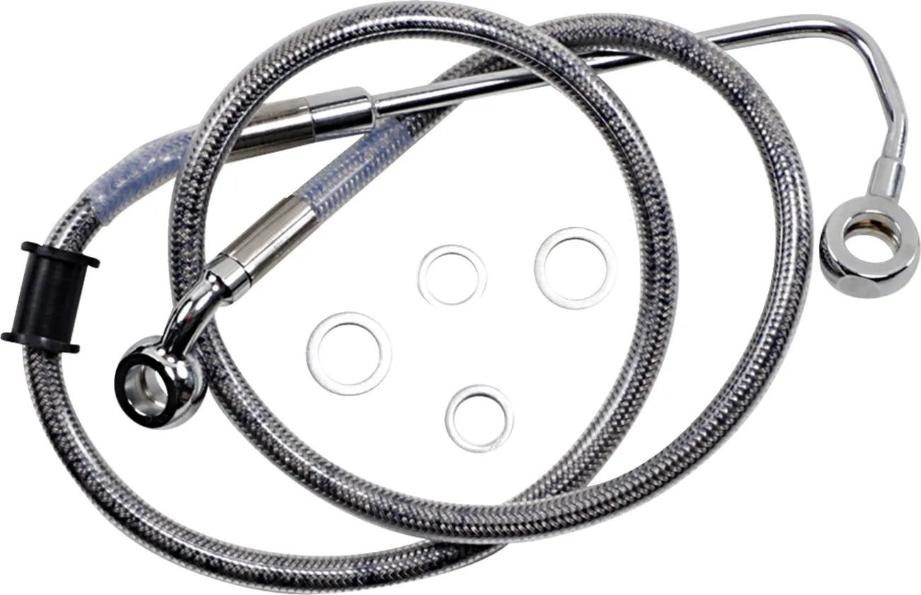 Drag Specialties Edelstahl Bremsleitungssatz Vorne Oben Abs