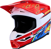 Alpinestars SM3 Falcon Helmet Red/White/Blue