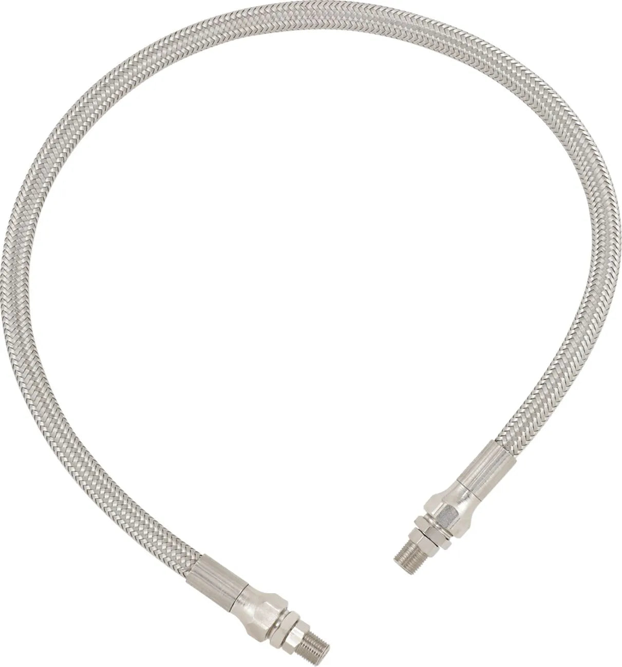 Drag Specialties Universal Braided Oil Line For 1/8" Npt