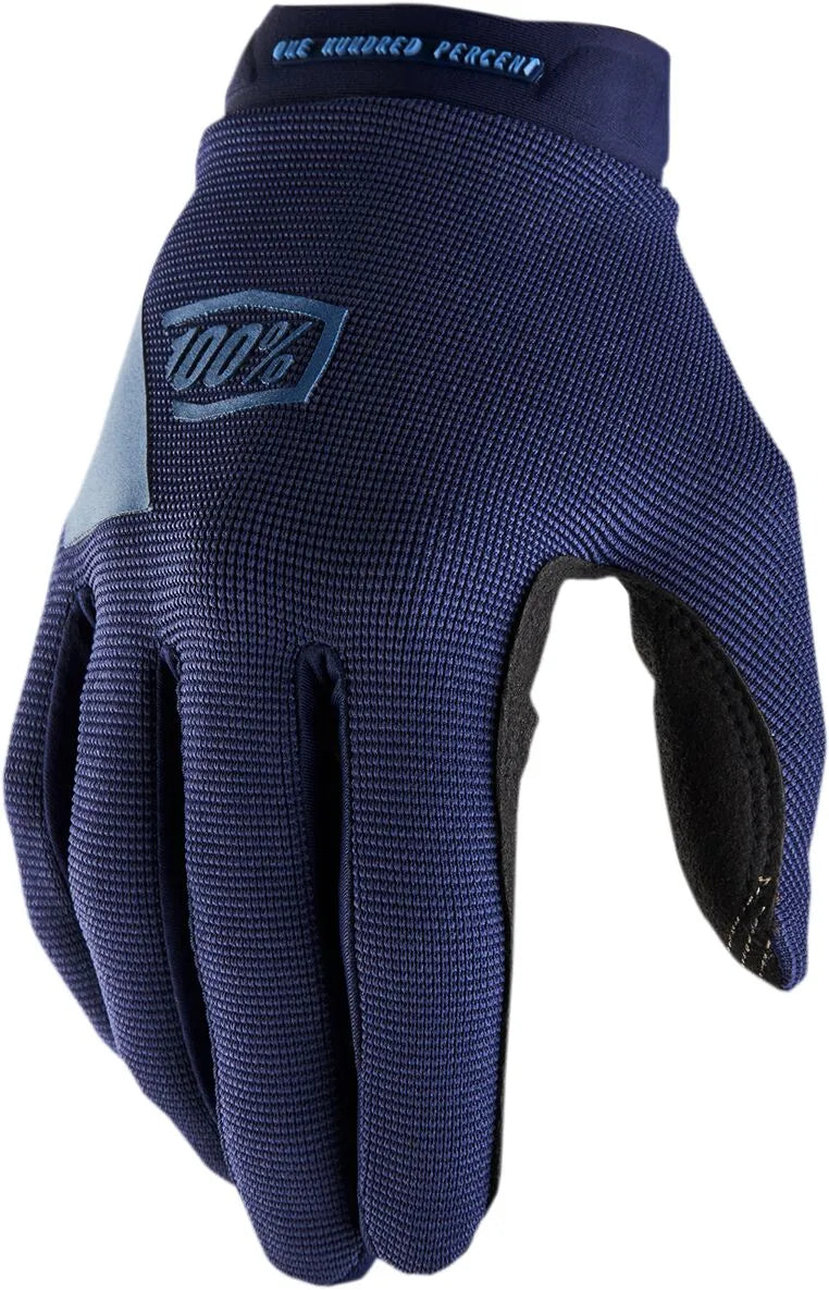 100% Women's Ridecamp Off-road Gloves - Navy/Slate Blue