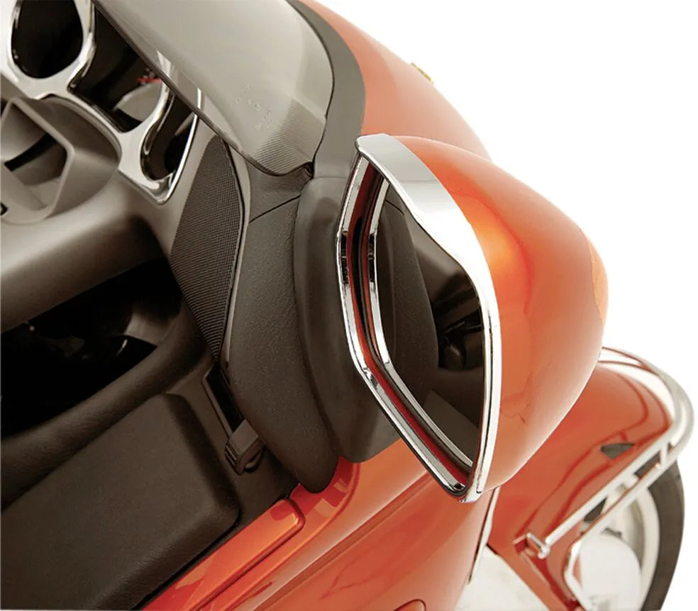 SHOW CHROME Visored Mirror Trim