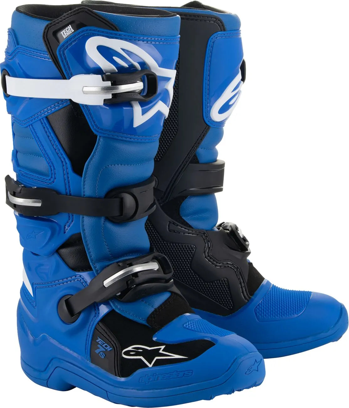 Alpinestars Youth Tech 7S Boots Blue/Black/White