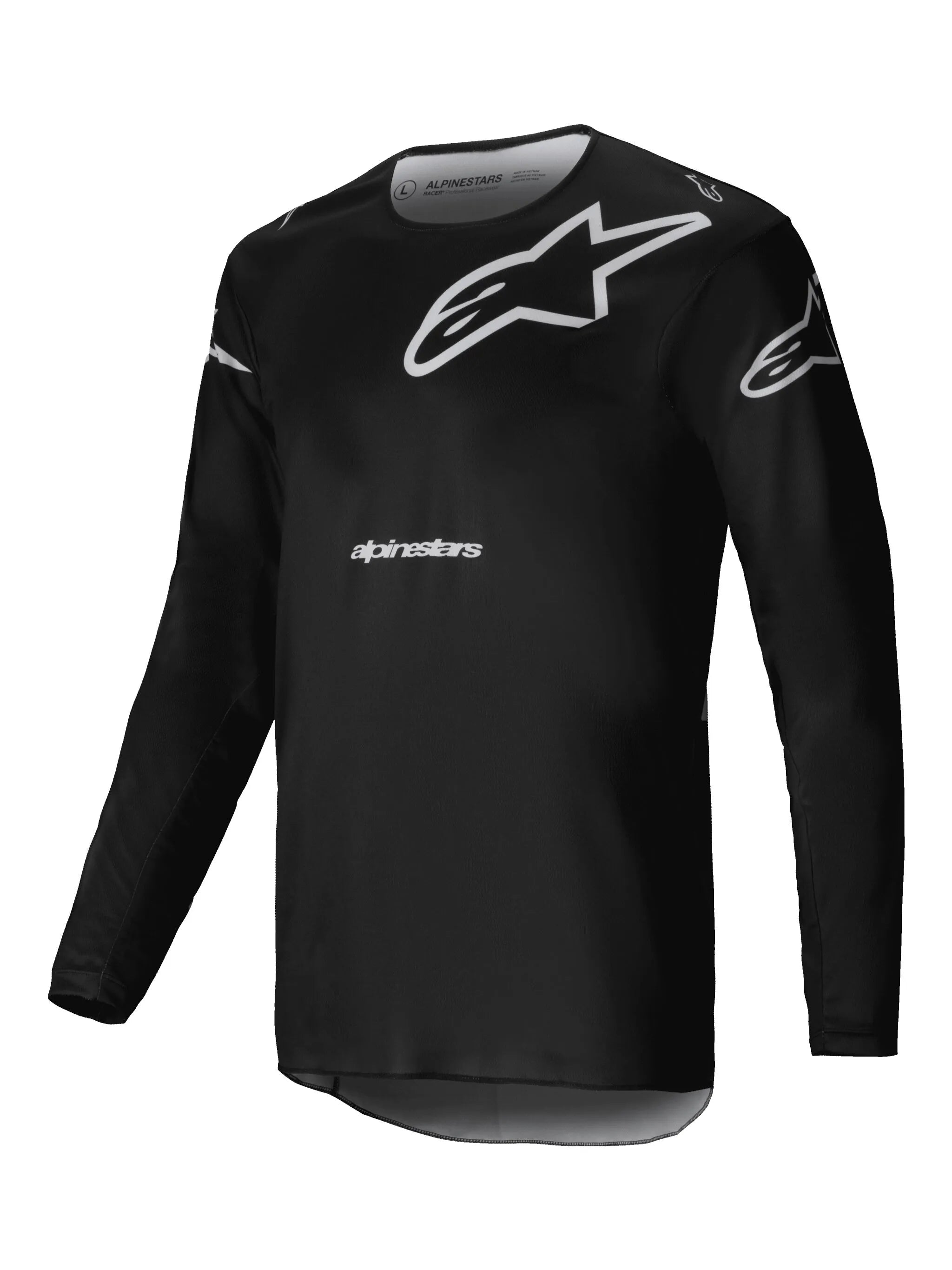 Alpinestars Racer Graphite Jersey For Off-road Riding - Black/Gray