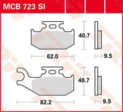 Trw Si Series Sintermetall Offroad Bremsbeläge - Vorne & Hinten