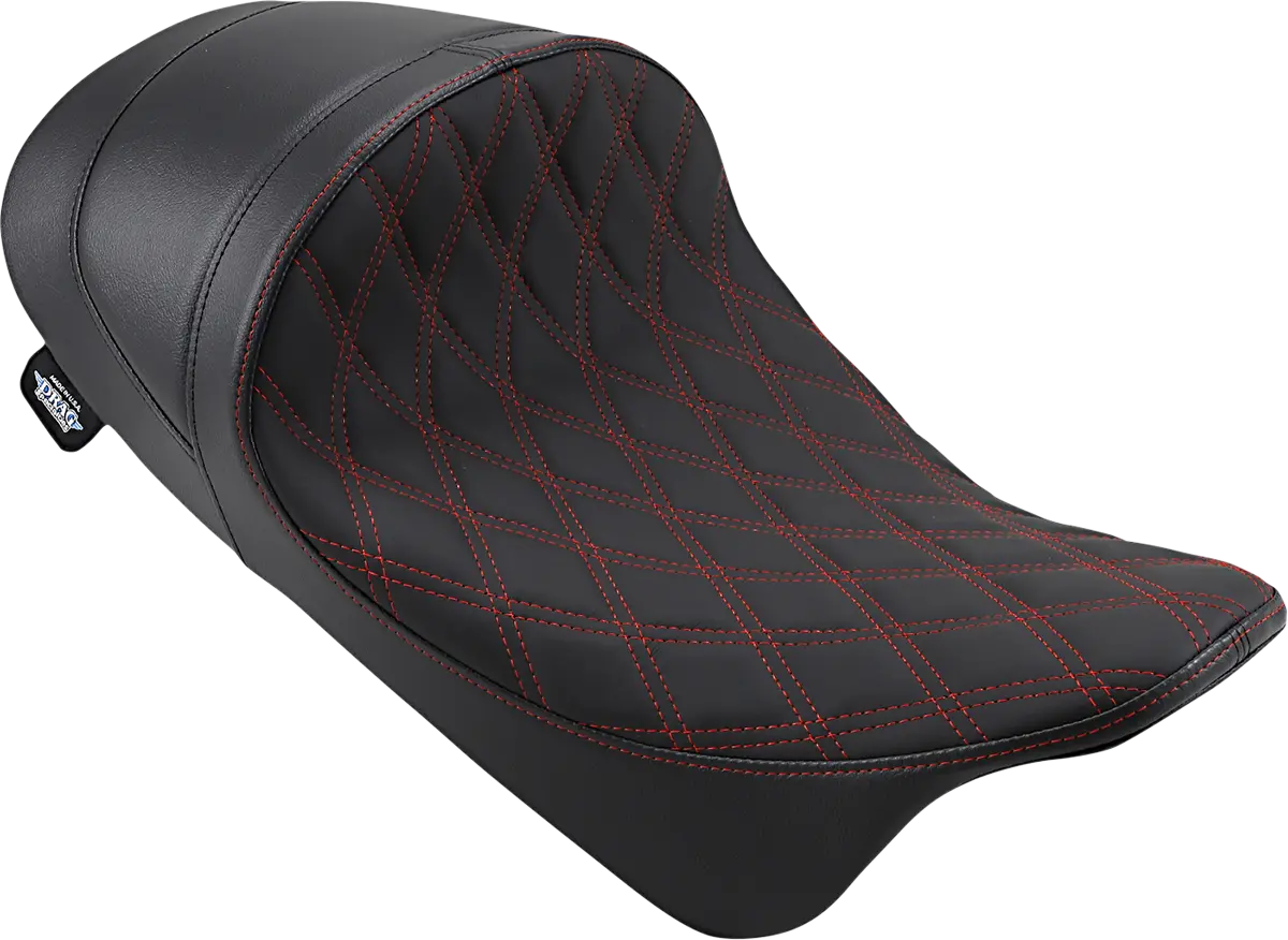 Drag Specialties Ez-on Forward Low Solo Seat - For Harley Davidson