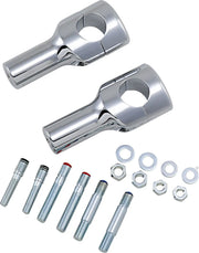 Drag Specialties Big Buffalo Handlebar Risers - Chrome