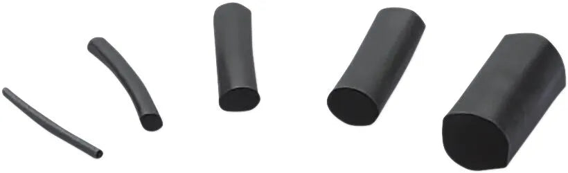 Drag Specialties Black Shrink Tubing 1/2"