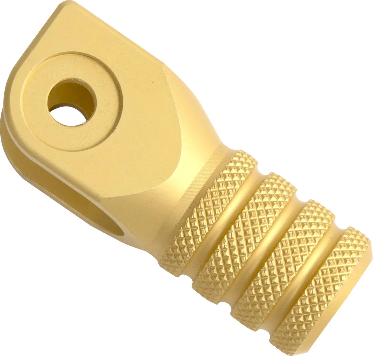 Moose Offroad Knurled Shift Tip - Gold Anodized