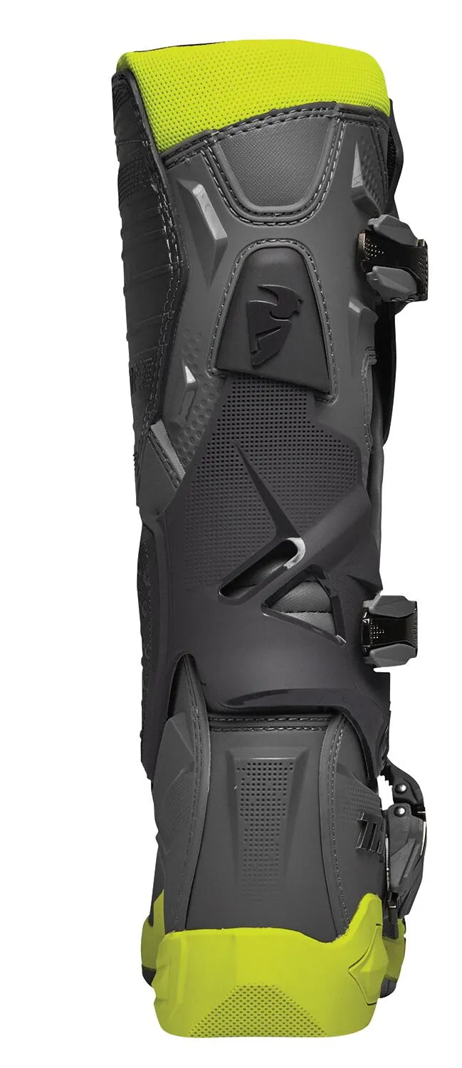 Thor Radial MX Boots Gray/Fluo Yellow