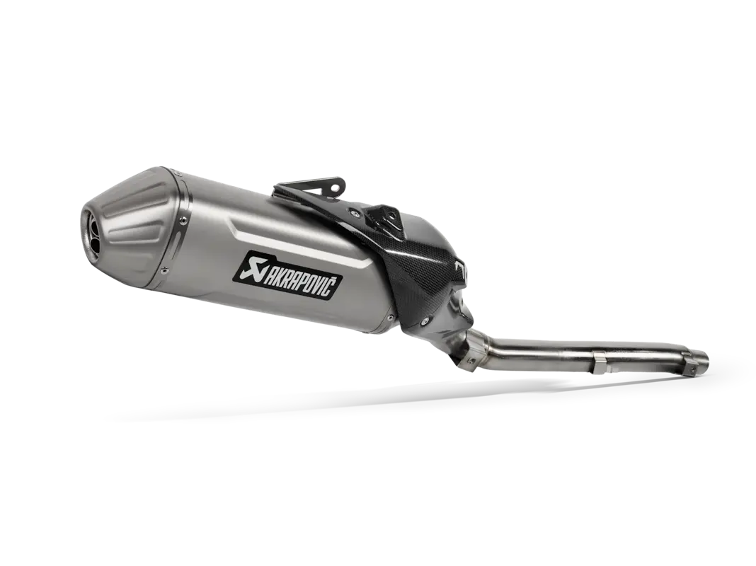 Akrapovic Slip-On Titanium Street Muffler for Suzuki DR-Z400S/SM