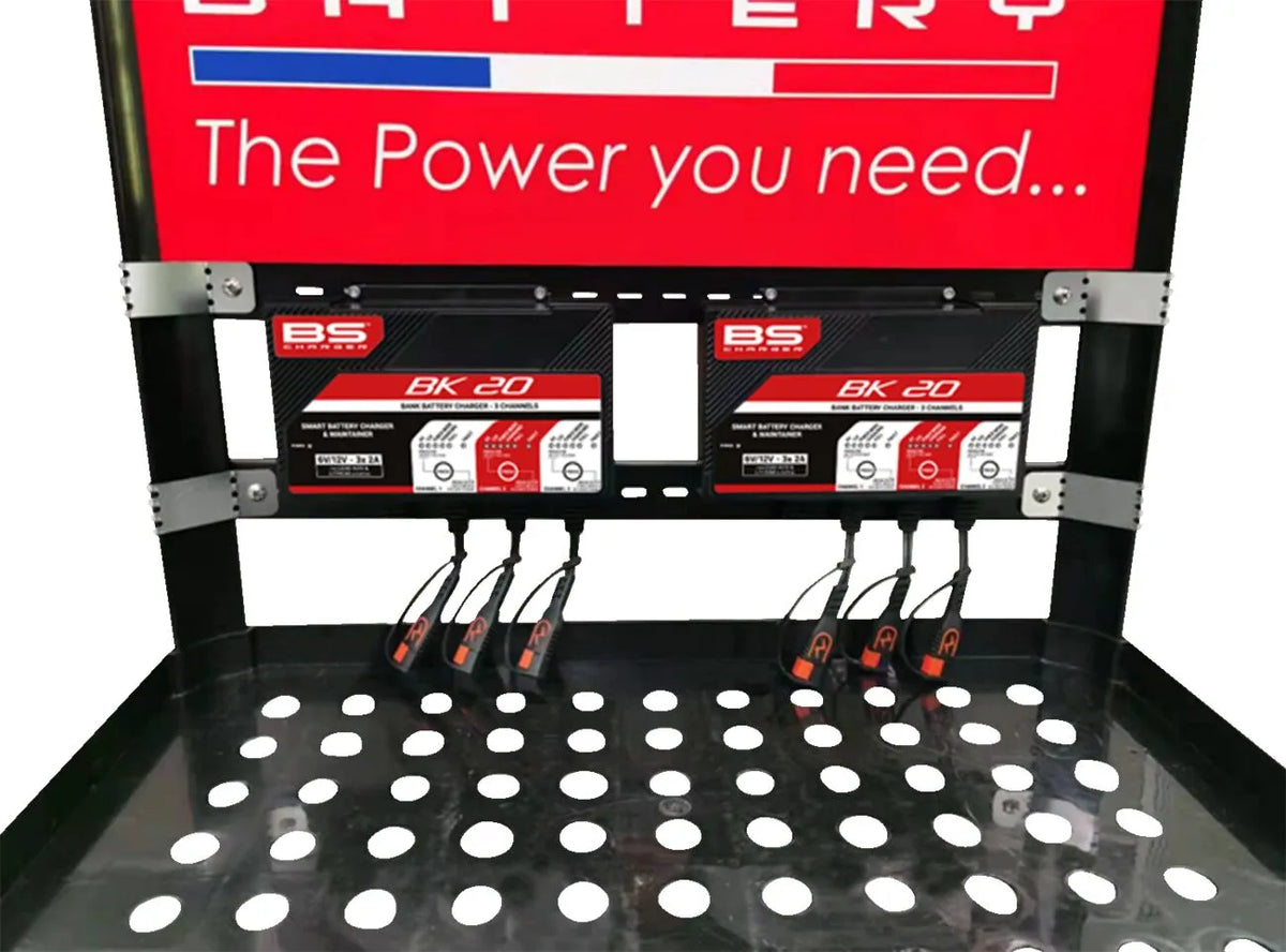 Bs Battery Charger Display Mounting Bars for Display Rack