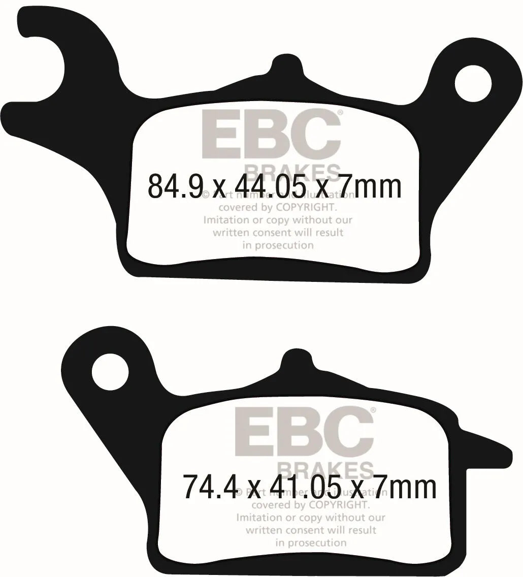 Ebc Sfac Carbon Series Scooter Bremsbeläge - Vorne