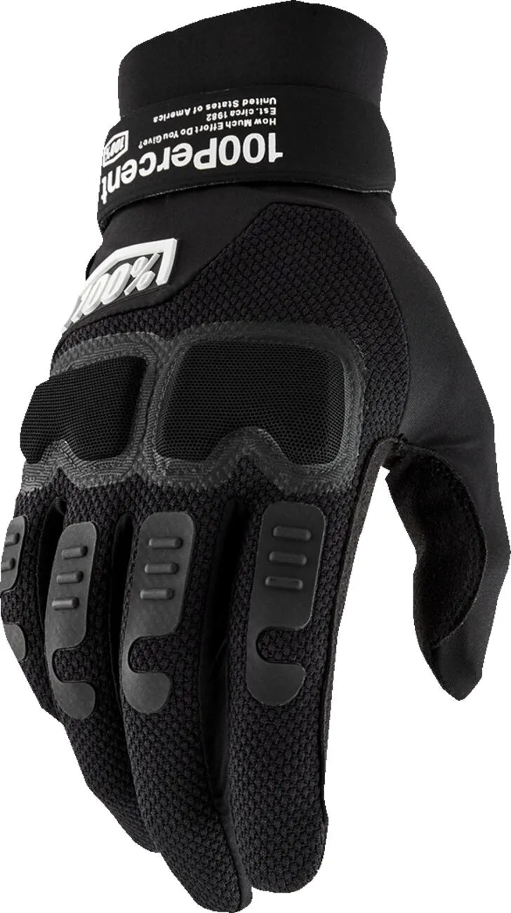 100% Langdale Gloves - Black