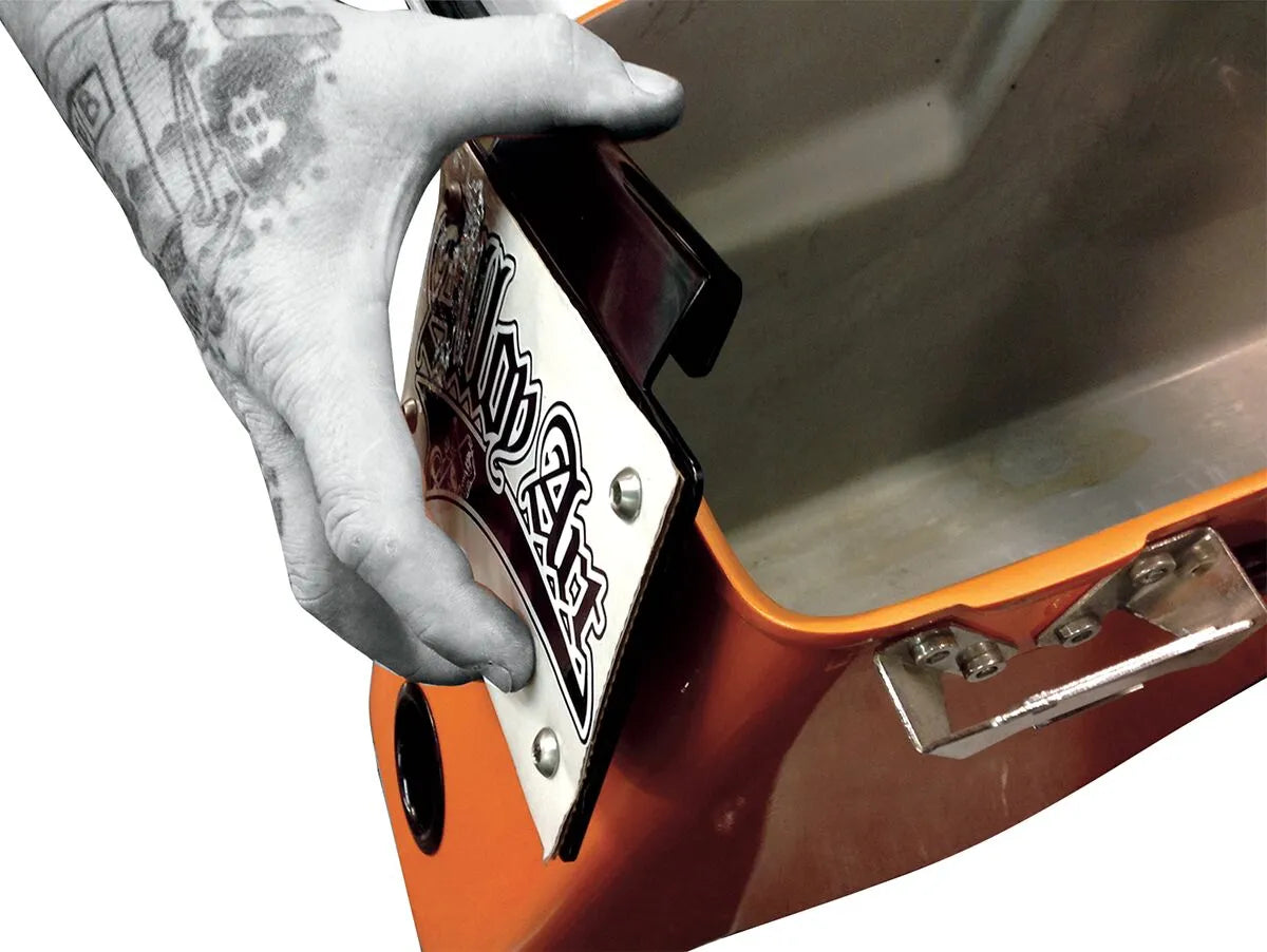 Alloy Art License Plate Mount For 4" X 7" Plates