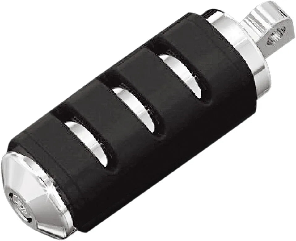 Kuryakyn Trident Iso Pegs - Chrome & Black