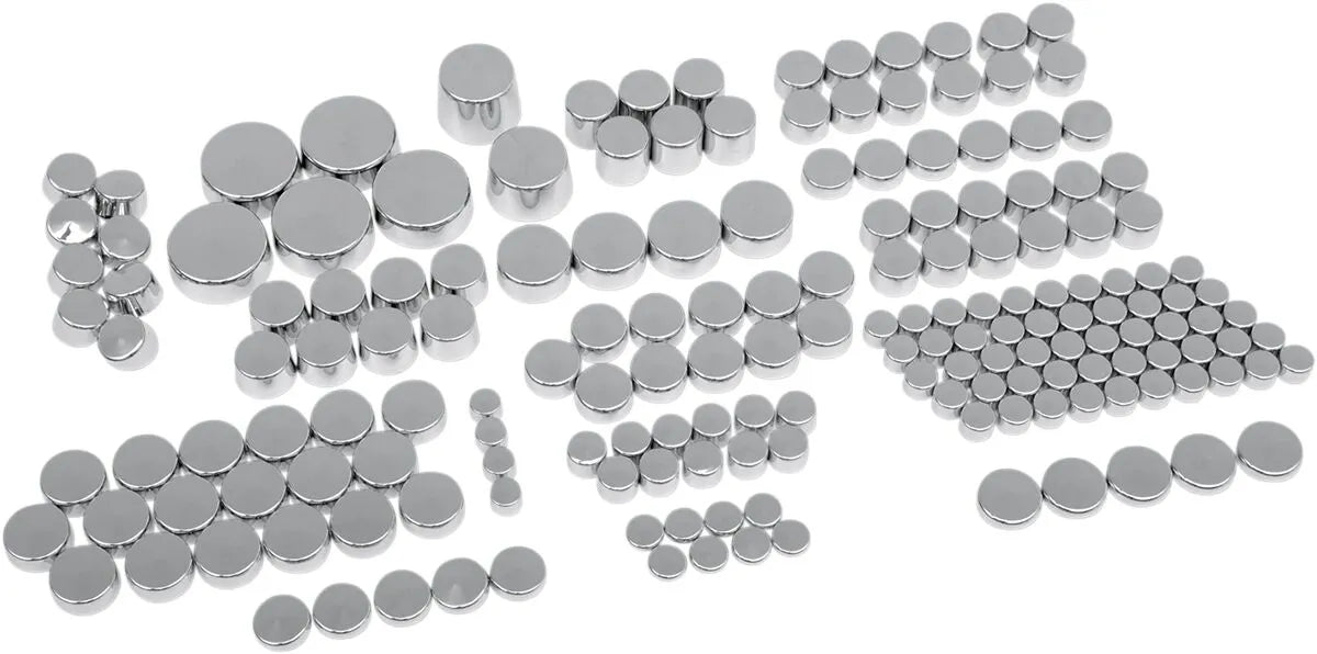 Drag Specialties Deluxe Engine Bolt Cover Kit for Harley-Davidson