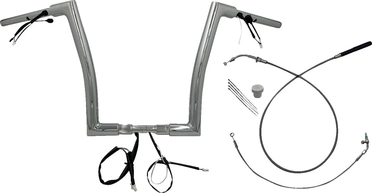 Fat Baggers 1-1/2" Ez Install Flat Top Handlebar