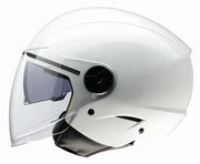 Z1R Scuzzi Open-Face Helmet ECE 22.06 White