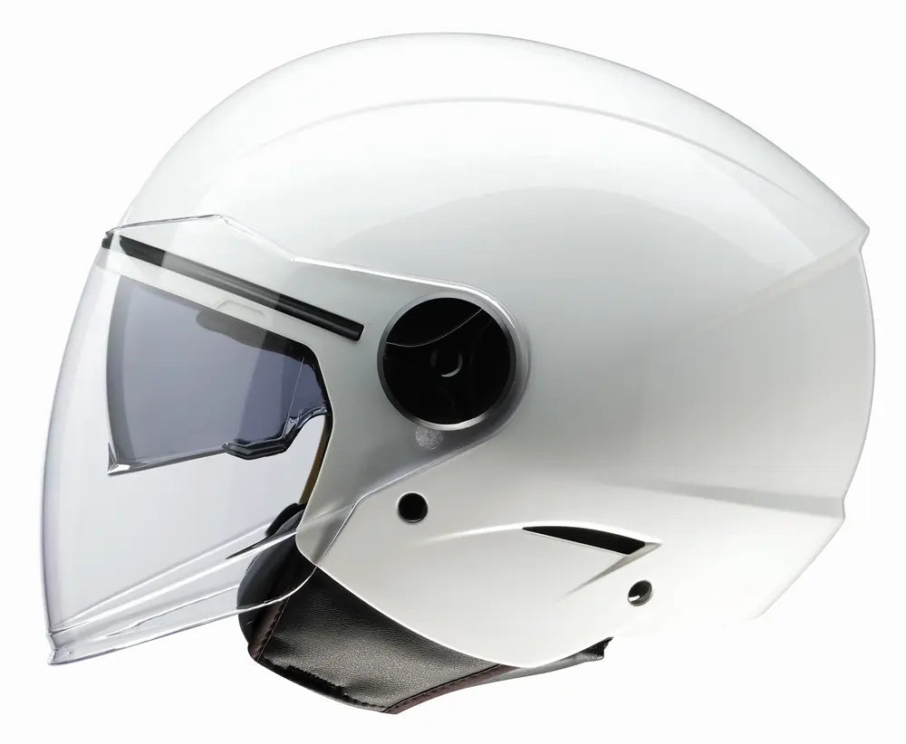 Z1R Scuzzi Open-Face Helmet ECE 22.06 White