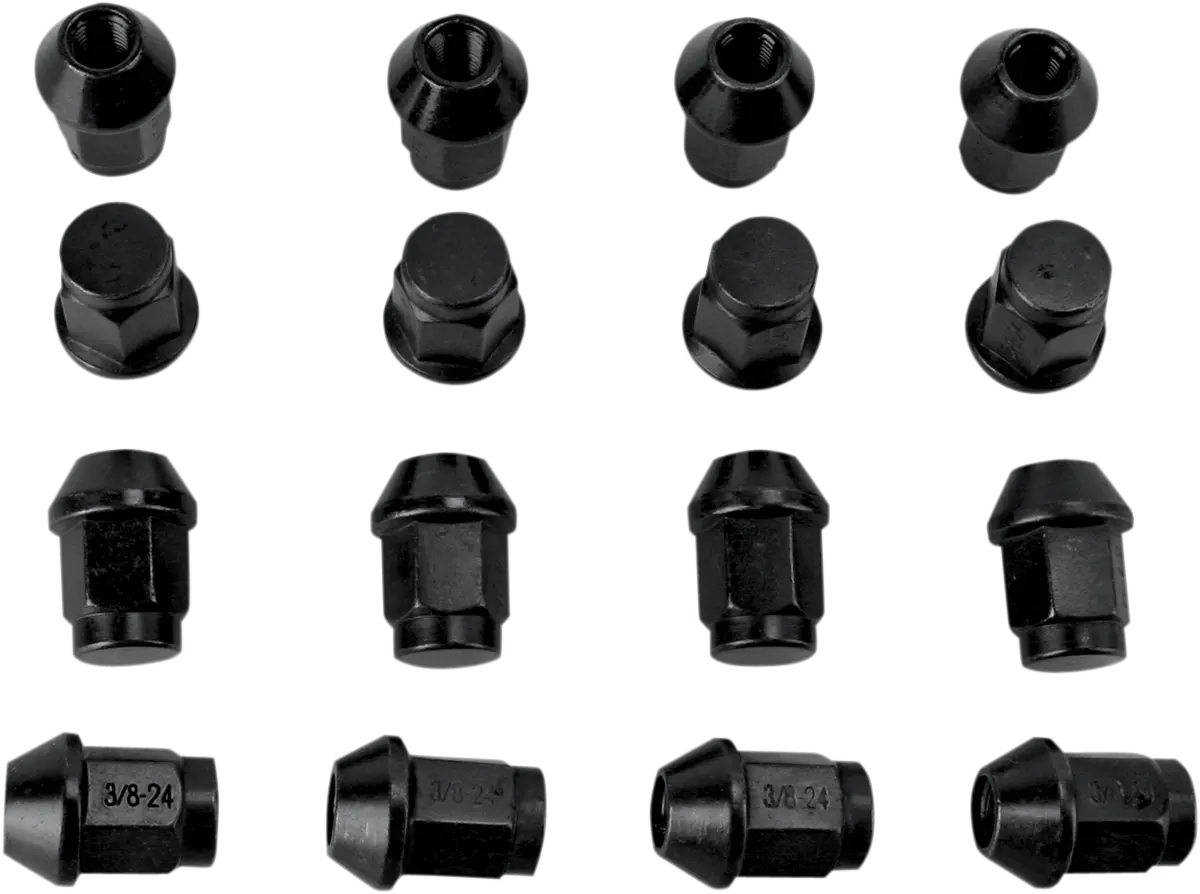 DWT DOUGLAS WHEEL Black Standard Lug Nuts