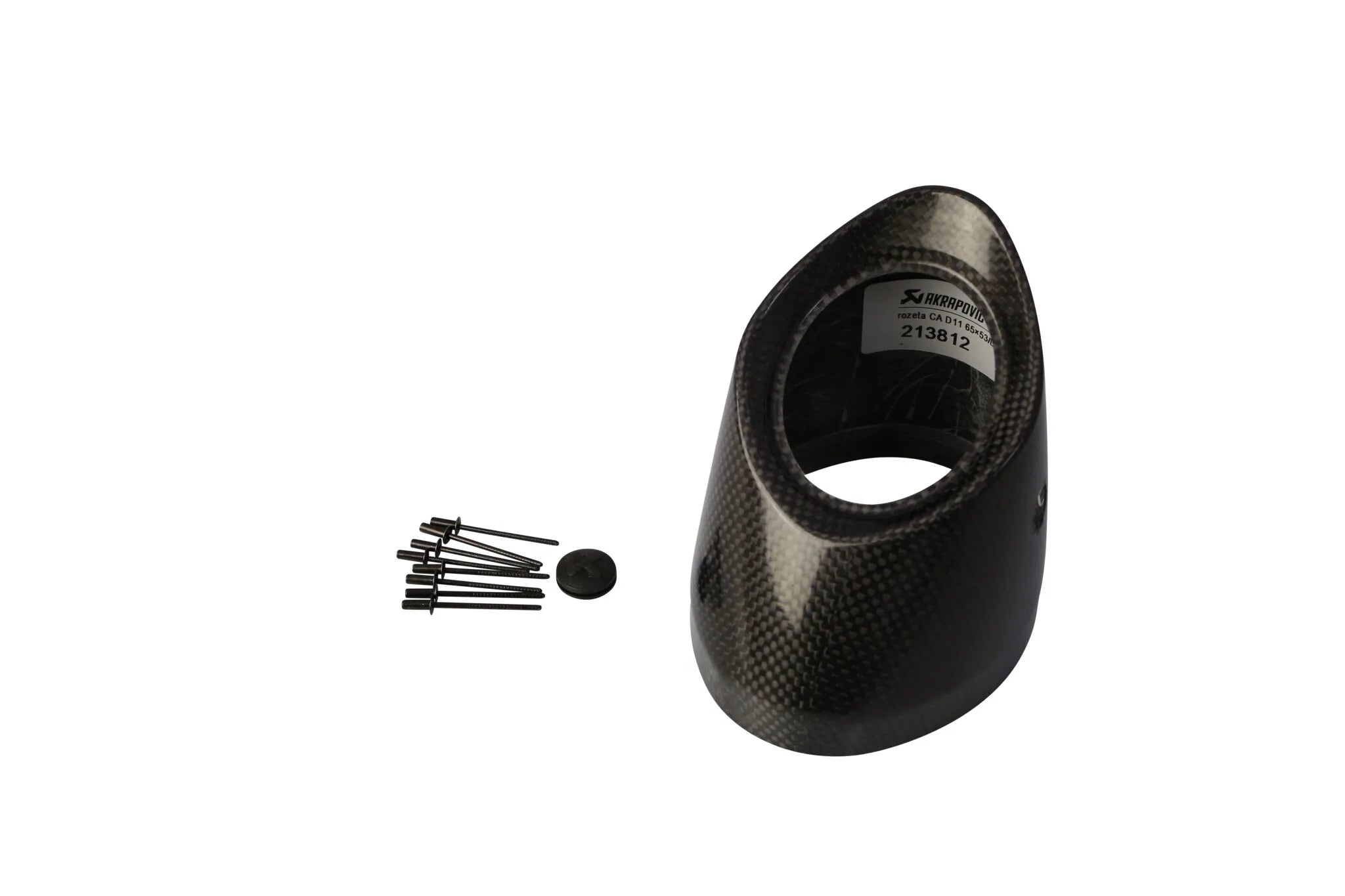 Akrapovic Carbon Fiber Muffler End Cap