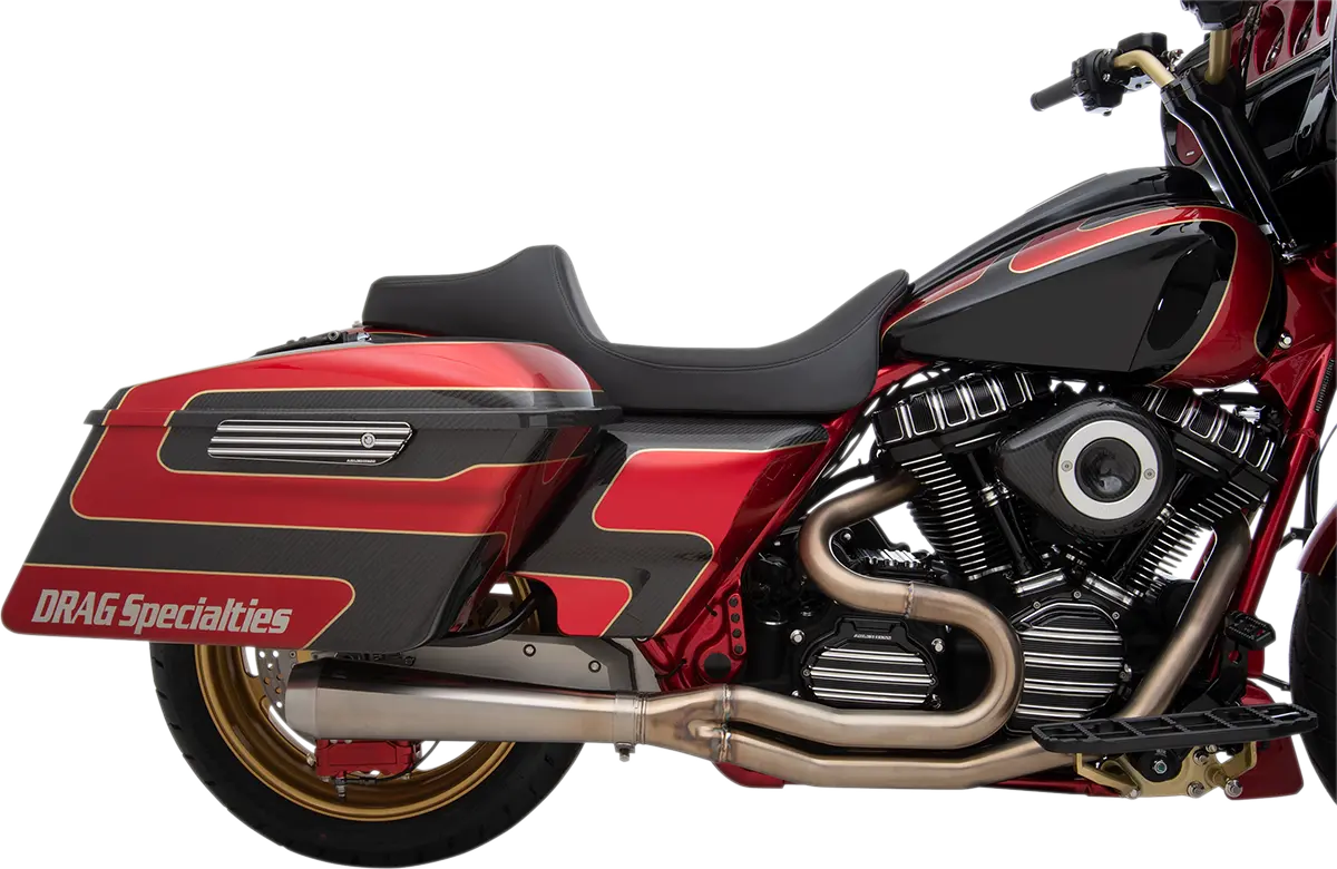 Drag Specialties Extended Reach Predator Iii Seat - For Harley Davidson