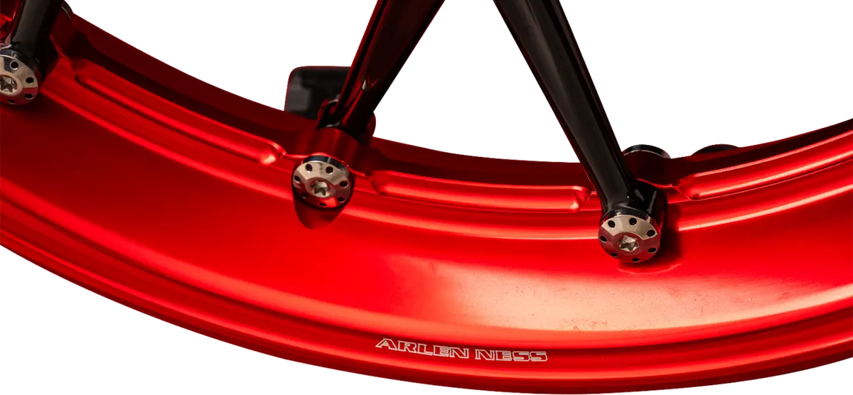 Arlen Ness Spoken Rim 21x3.50 Red/Black