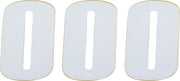 Moose Offroad Vinyl Race Numbers - 4.5" White